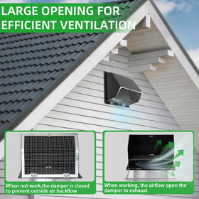 JYINCPED vent with pre-drilled flange holes for quick mounting