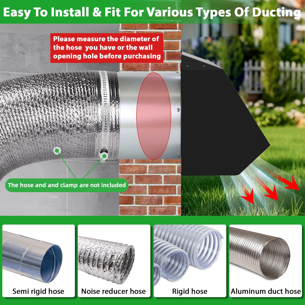 JYINCPED foam gasket reduces noise for quieter operation