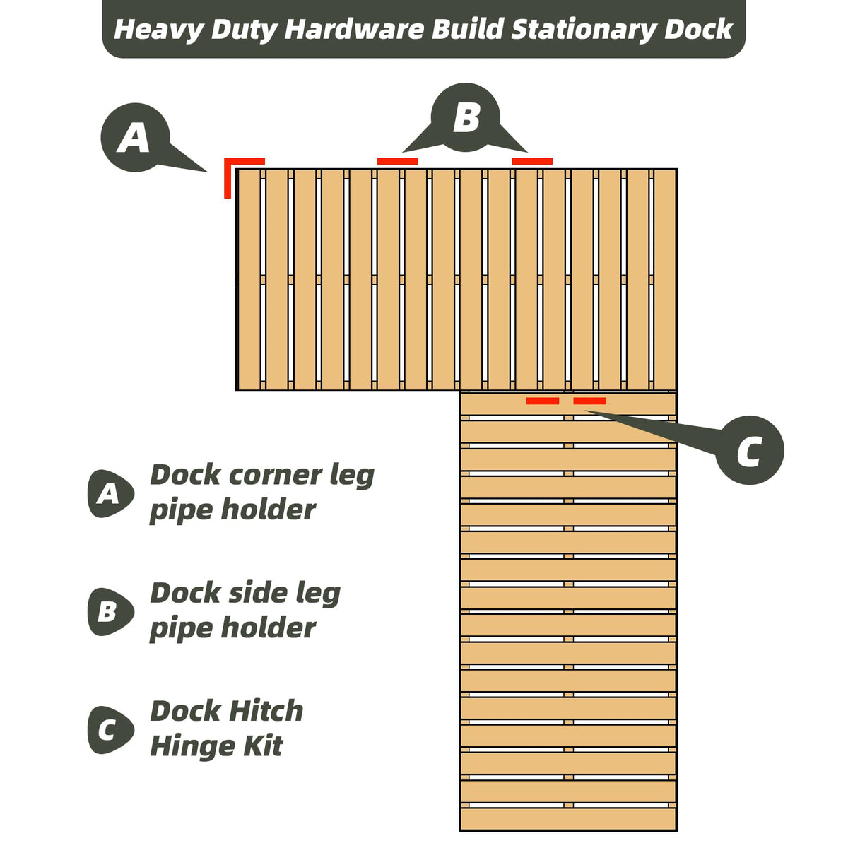 JYINCPED pre-punched bolt pattern illustrates straightforward installation.
