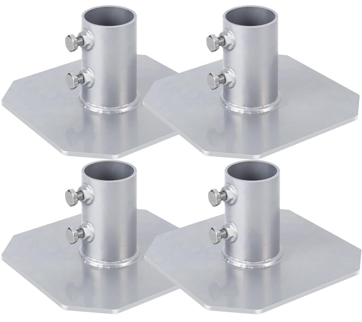 JYINCPED stationary dock base plate stabilizes floating docks on uneven shores