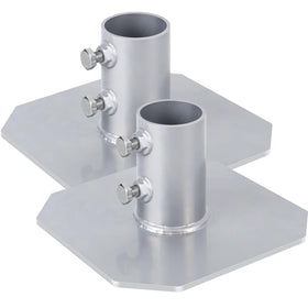 JYINCPED stationary dock bottom pad backer plate enhances stability on muddy riverbeds.