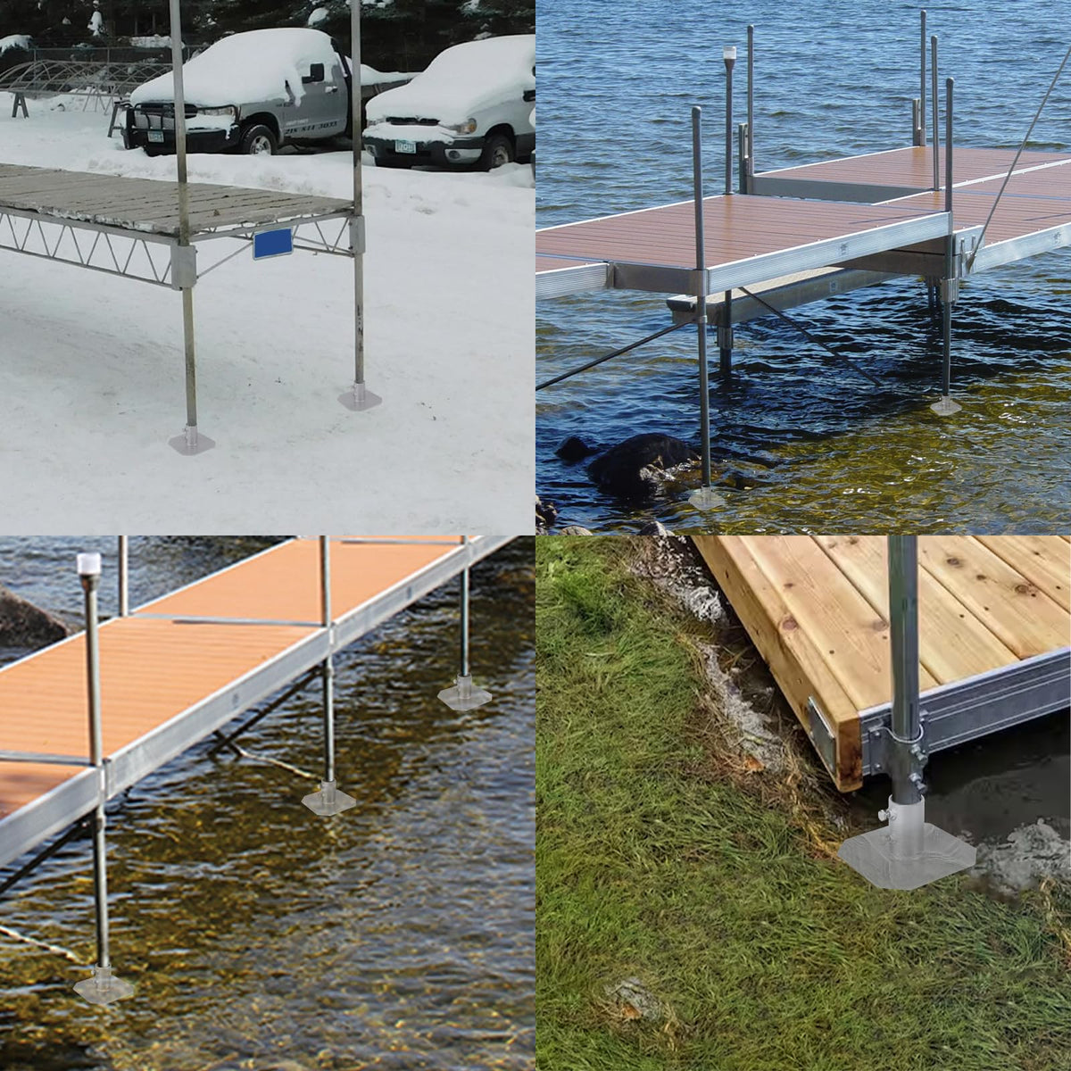 JYINCPED all-in-one dock hardware simplifies building floating docks efficiently.
