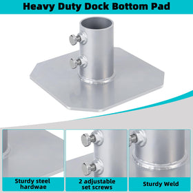 JYINCPED dock pipe holder secures round posts for steady pier construction.