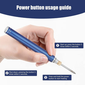 JYJZPB cordless soldering iron temperature knob for precise settings