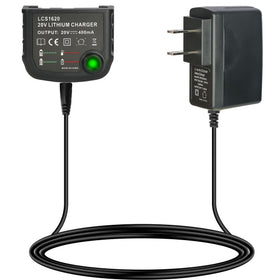 JYJZPB LCS1620 battery charger front view for quick 20V charging.
