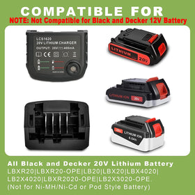 JYJZPB LCS1620 battery charger side view emphasizes compact design.