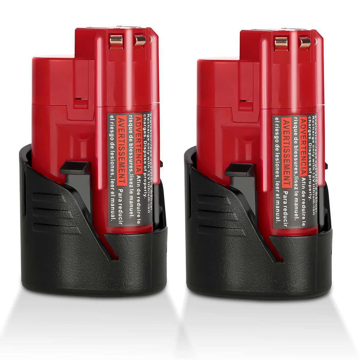JYJZPB Milwaukee M-12 2-pack battery on tool for extended runtime.