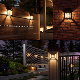 Jyoiat 4 pack option for versatile outdoor lighting on exterior facades