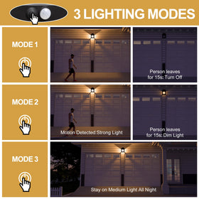 Jyoiat solar wall light side view highlighting slim profile for mounting