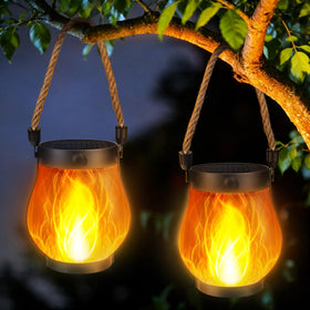 Jyoiat solar lanterns hanging for outdoor ambiance and year-round decor