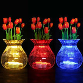 JYtrend bright LED floral tea light for party decor with soft color glow