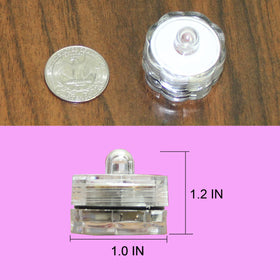 JYtrend submersible tea light with replaceable battery for easy maintenance