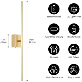 JZEKVN 350-degree rotation feature enables adjustable lighting direction