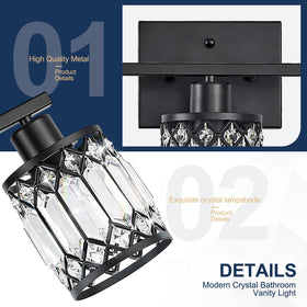 Black metal wall mount from JZEKVN displaying modern design