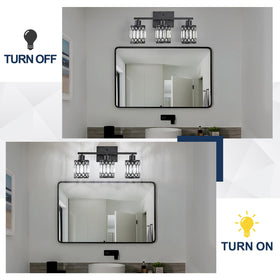 Removable crystal lampshades of JZEKVN fixture for easy cleaning