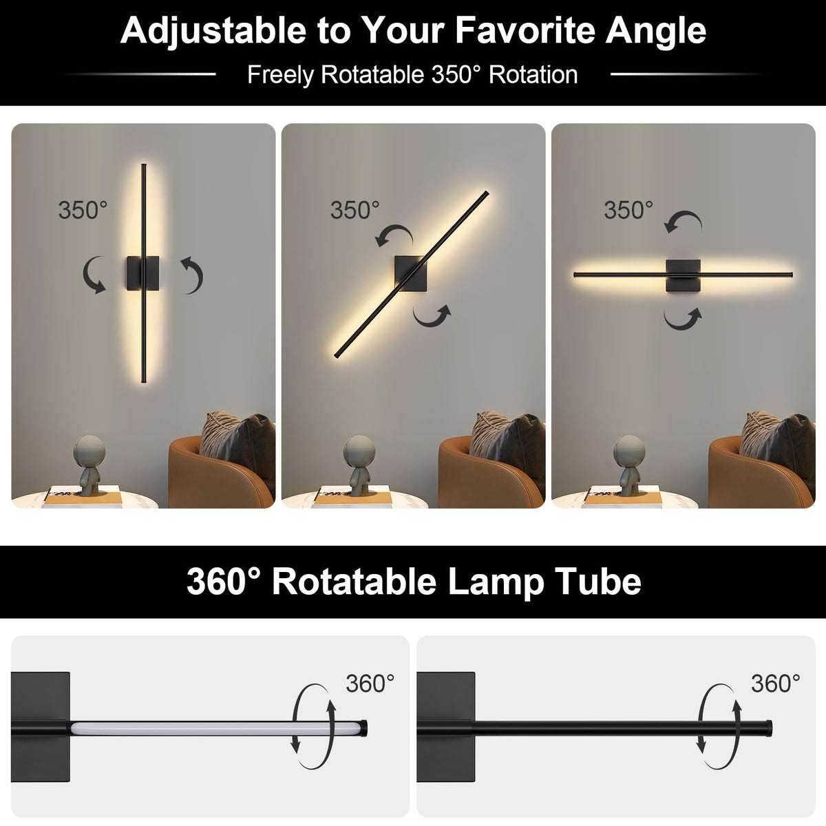 JZEKVN wall light offers a 30-minute timer for hands-free automation.