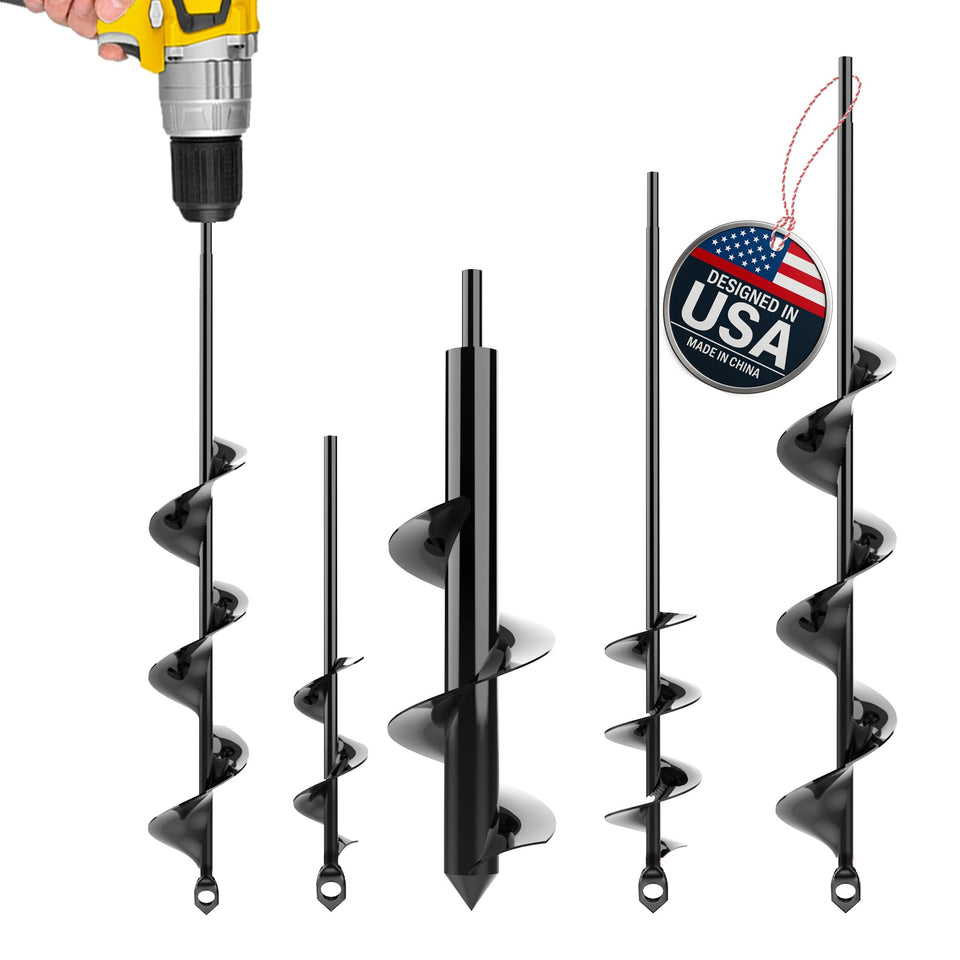 K-Brands auger drill bit for planting 1.6x8.6in holes, precise planting