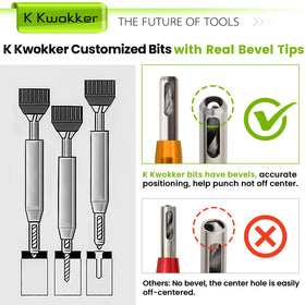 K Kwokker VIX bit 7-64 inch suitable for soft and hard woods