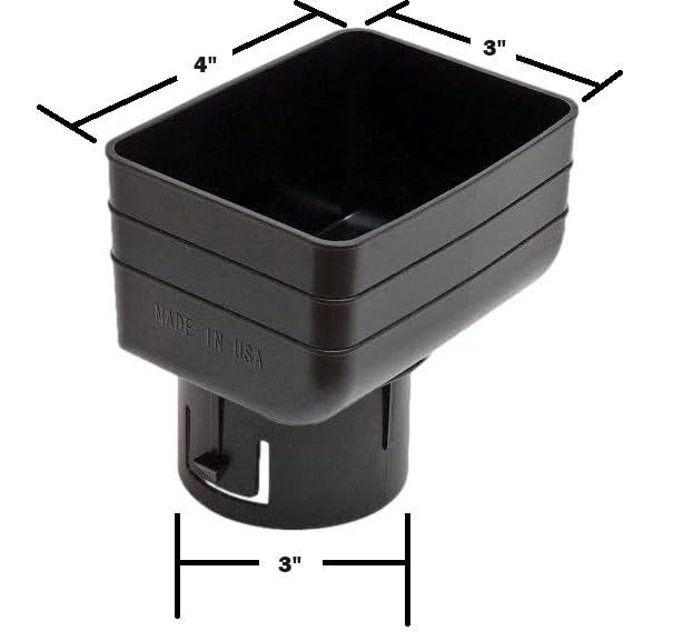 K-TEC universal-fit adapter shown fitting all 3-inch round drains for a smooth finish.