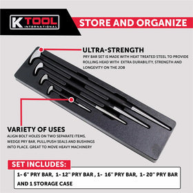 K Tool International 71600 heat treated steel construction for durable shop reliability.