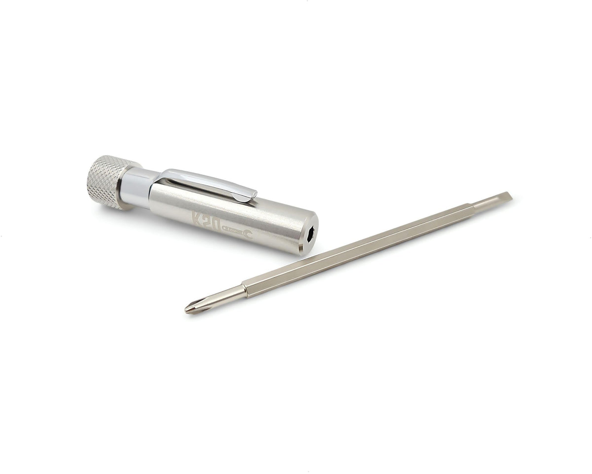 K20 Tools compact-size pocket screwdriver fits in tight spaces