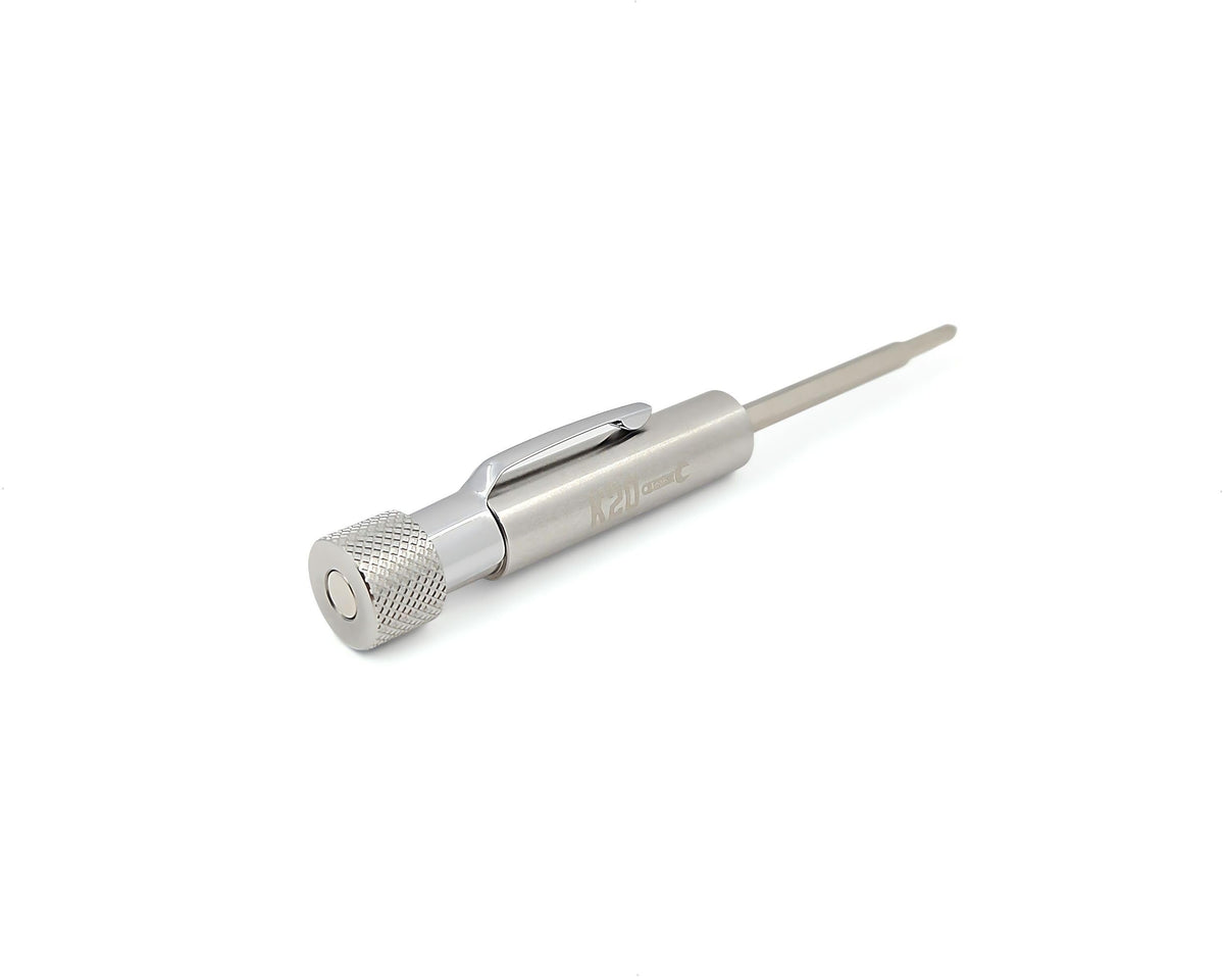K20 Tools pocket screwdriver magnetic top aids screw starts