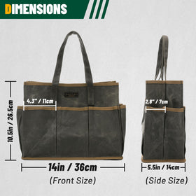 Kaaltisy Tool Tote Bag 11-pocket design keeps tools organized and accessible