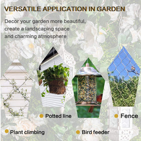 KABB garden light hanging application with flexible wire for decoration.