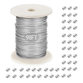 KABB picture hanging wire coil 30m for versatile indoor framing.