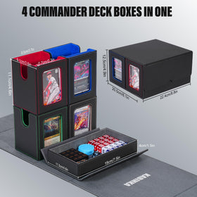 Kabinka card deck box dividers help classify cards for easy sorting.