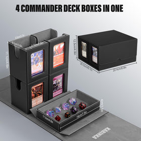 Kabinka soft fiber-lined interior protects cards from scratches in transit.