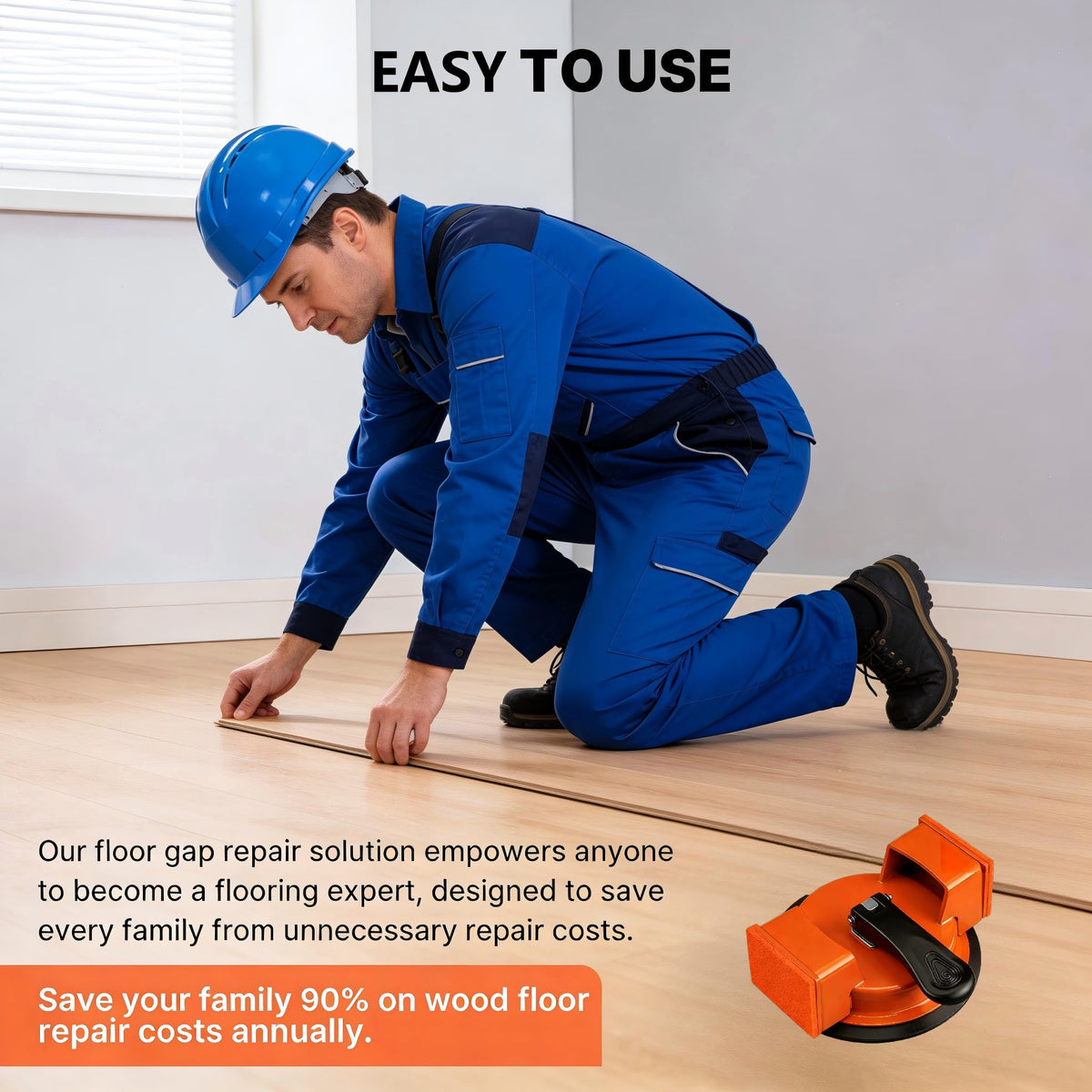 KABMEZHC Floor Gap Repair Tool portable design for easy storage