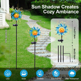 Kacux rust-resistant metal stake outdoor light with IP65 rating withstands weather