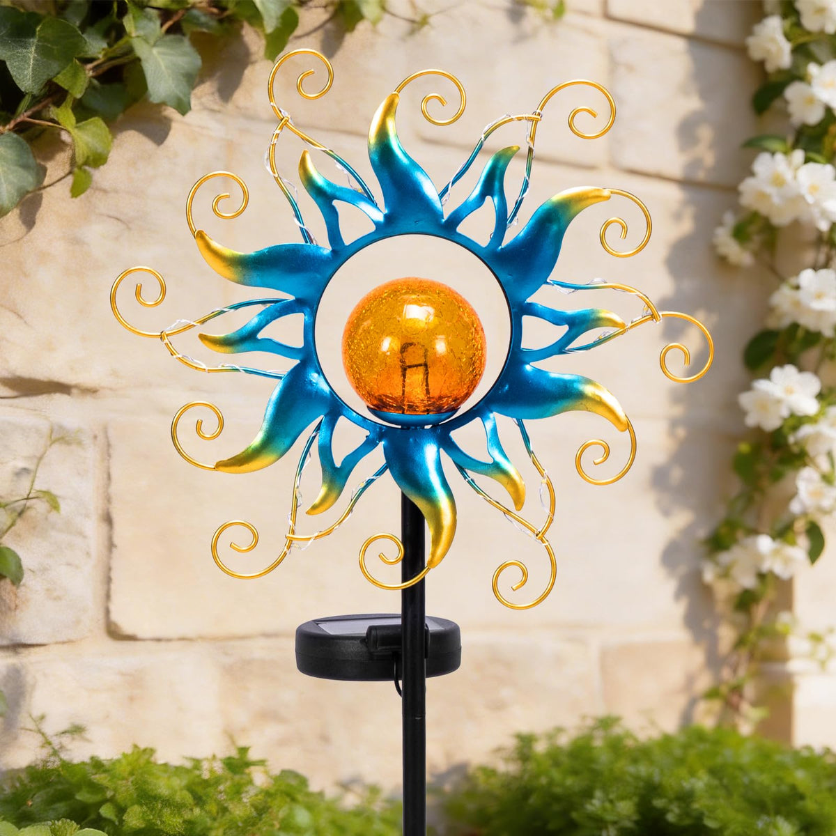 Kacux ambient garden light enhances patios, lawns, and yards
