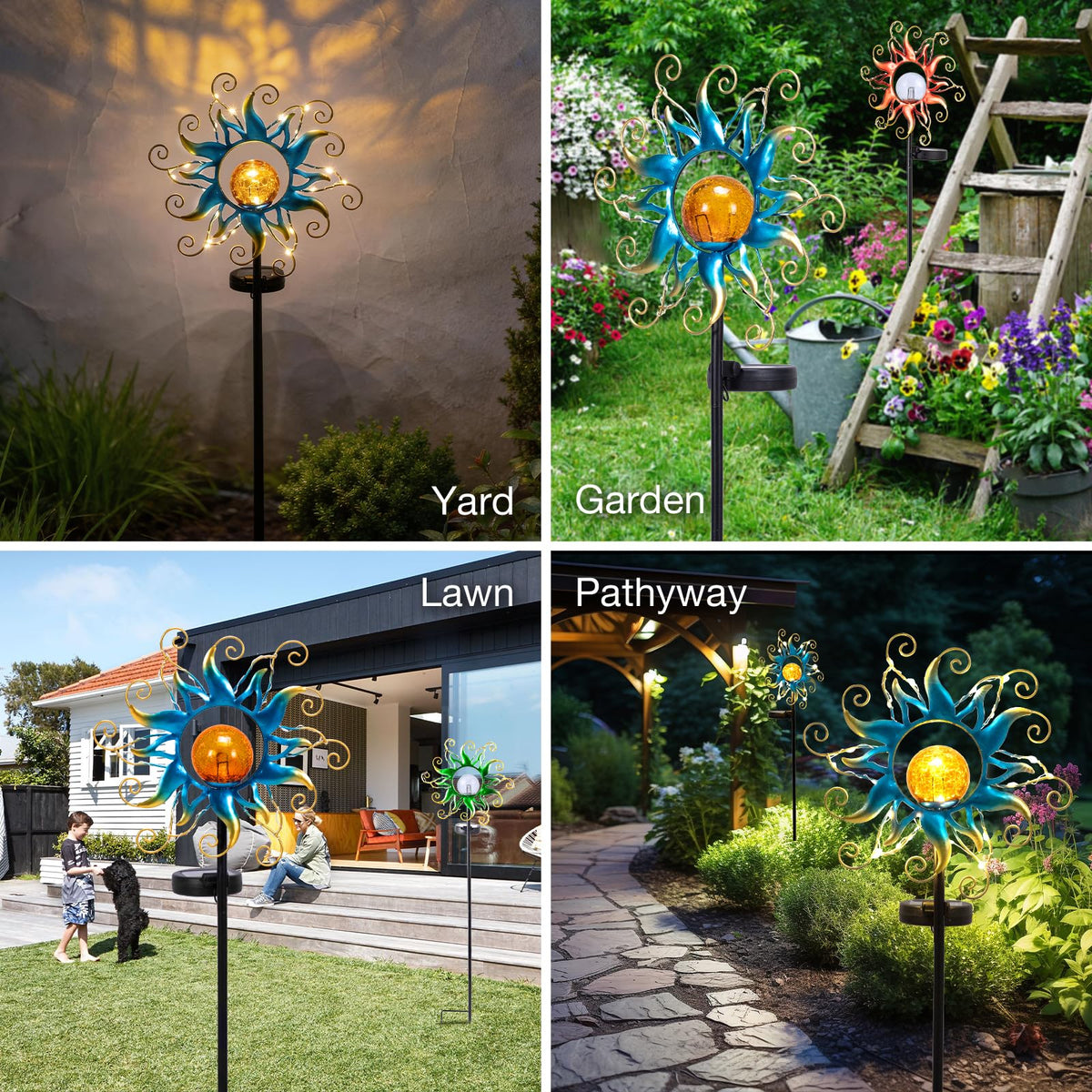Kacux single-button garden light simplifies outdoor setup