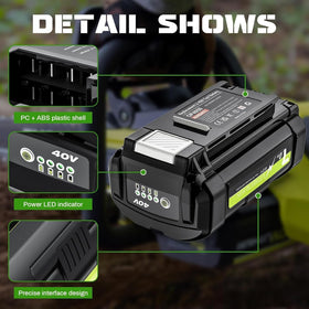kaejil 2Pack 7.0Ah durable cells ensure safer daily use