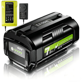 kaejil 2Pack 7.0Ah Ryobi 40V battery ready for extended runtime on the jobsite