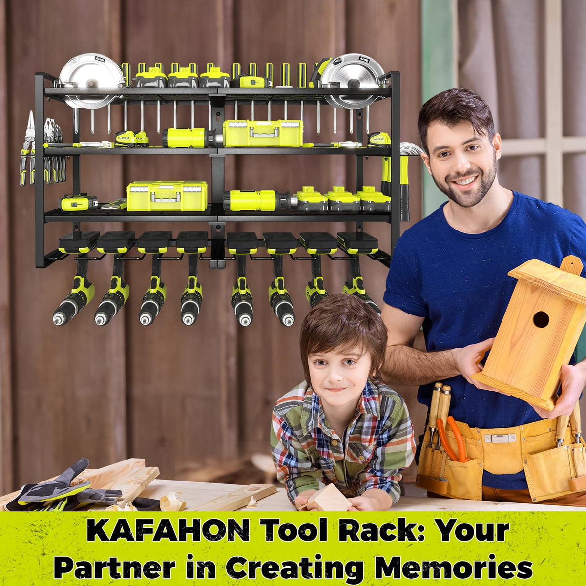 KAFAHOM easy-installation kit enables fast wall-mount setup.
