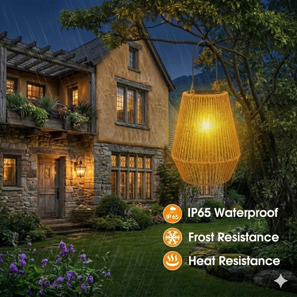 KagoLing solar-lantern-tree-hanging adds festive warmth to outdoor trees
