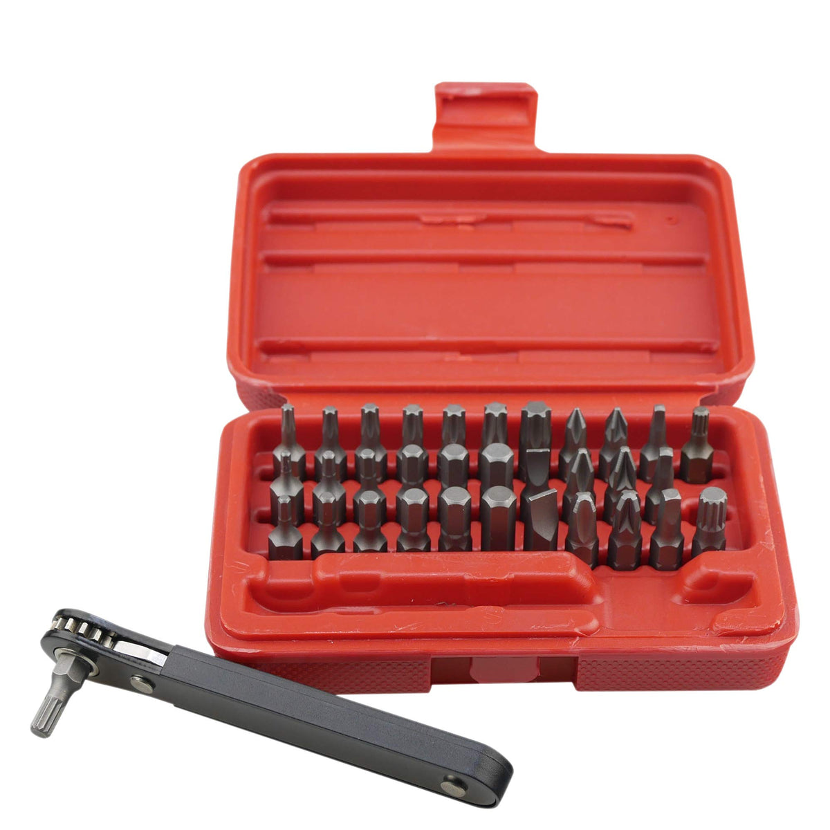 KAIFNT K402 security hex bits close-up showing precision tips and durability.
