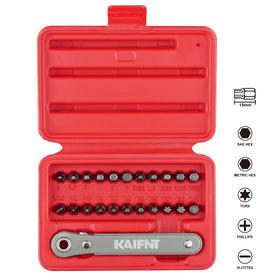 KAIFNT K451 S2 steel 15mm bits deliver durable tips for precise driving.
