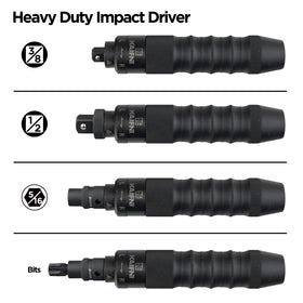 KAIFNT K504 two adapters and wrench: quick drive changes for efficiency