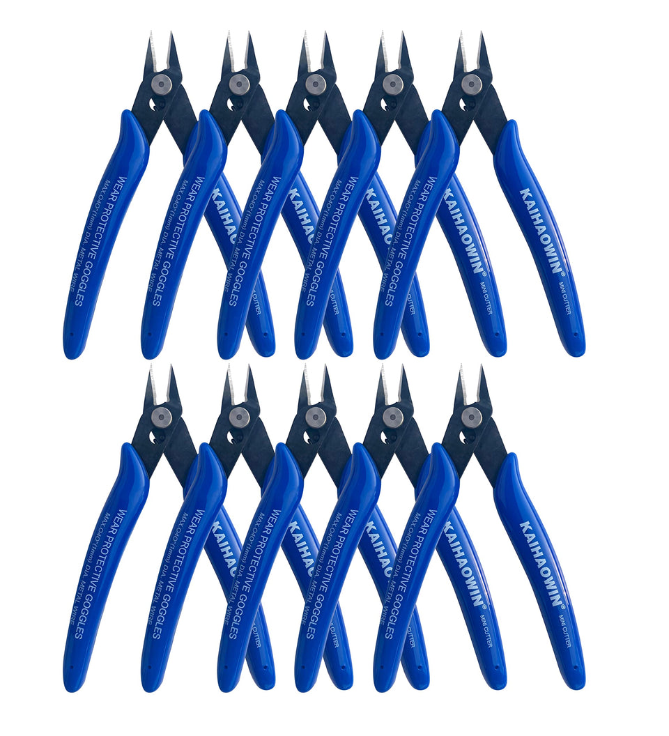 Kaihaowin 170 wire cutters close-up highlighting precise cuts for electronics