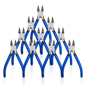 KAIHAOWIN 6-inch wire cutters in package, ideal for bulk crafting tasks.
