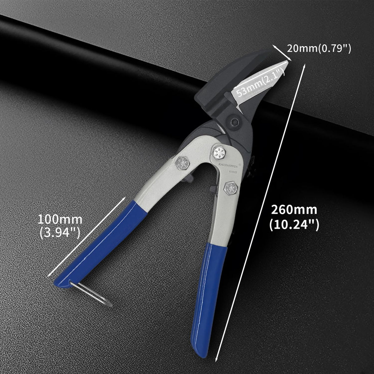 Kaihaowin aviation metal snips showcase durable construction for tough material cuts