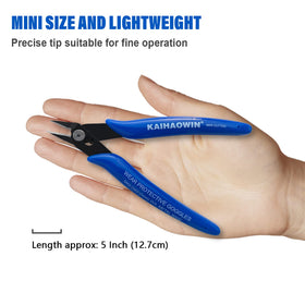Kaihaowin diagonal cutters with spring-loaded handle reduce hand fatigue during use