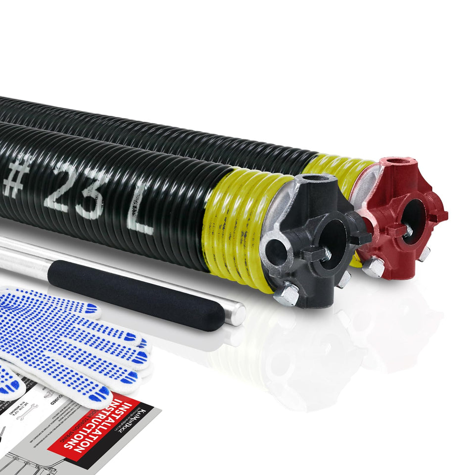 KaiMinDogz garage door torsion springs pair for durable, smooth door operation
