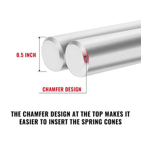 KaiMinDogz zinc-plated finish resists rust during use.