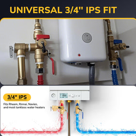 KAINGA color-coded handles help line identification during install