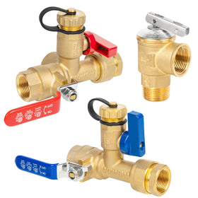 KAINGA valve kit with hot and cold isolation for easy maintenance